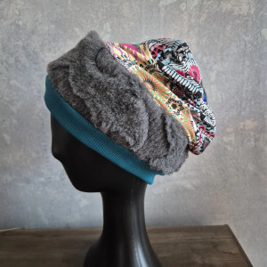 Futrzana  sztuczne futro material krórka