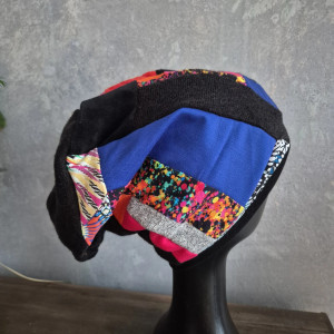 Czapka patchworkowa Smerfetka