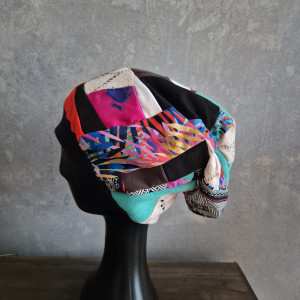 Czapka patchworkowa Smerfetka