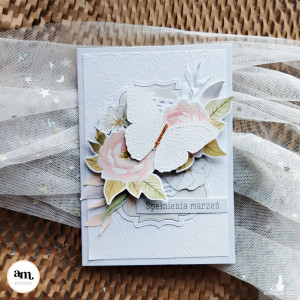 Kartka urodzinowa z motylem KOM-01