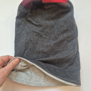 Czapka szara damska smerfetka