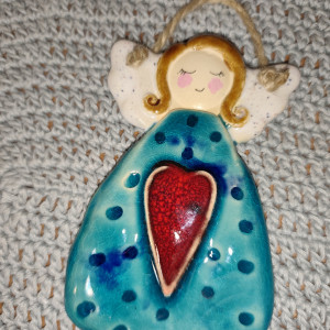 Aniołek ceramiczny