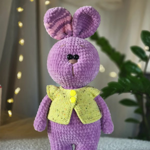 Zajączek w bluzie, Króliczek pluszowy, Przytulanka dla dziecka