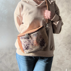 Nerkotorebka/ torebka  patchwork karmelowa