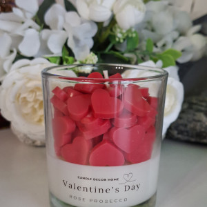 Sojowa świeca zapachowa na Walentynki