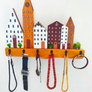 Wieszak „Ulica Ogrodowa”.