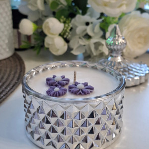 Świeca sojowa Srebna Perla