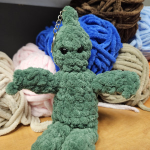 Ufloudek ręcznie robiony brelok