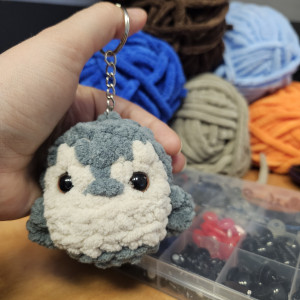 Pingwinek ręcznie robiony brelok