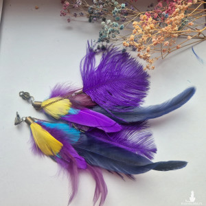 klipsy pióra szaleństwo