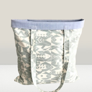 Torba na zakupy,bawełniana torebka na ramię,shoperka mięta