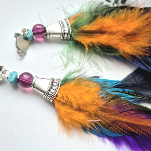 klipsy pióra szaleństwo