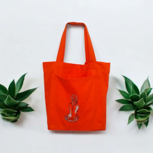 Bawełniana torba z haftem