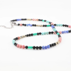 Naszyjnik "Moc Kolorów" – Mieszanka Kamieni Naturalnych