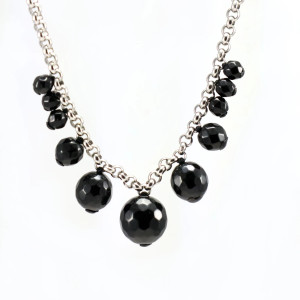 Minimalistyczny Naszyjnik z onyksem