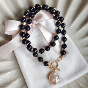 Naszyjnik Noc Kairu z perłą