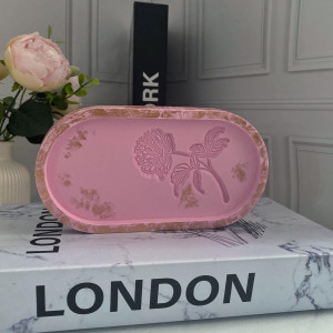 Taca dekorcyjna na biżuterię Pink & Gold