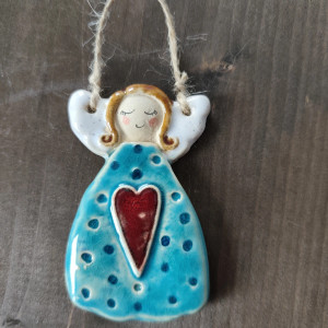 Aniołek ceramiczny