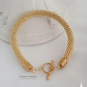 Bransoletka Starlight z zapięciem toggle - wykończenia ze stali szlachetnej