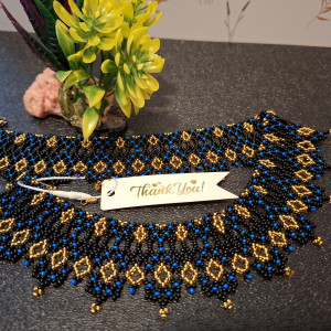 Naszyjnik z czeskih koralików