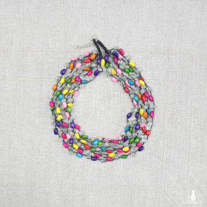 7019 Kolorowy naszyjnik boho