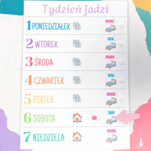 Personalizowany kalendarz dla dziecka. Materiał edukacyjny.