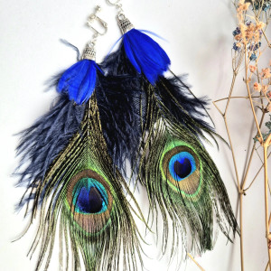 klipsy pióra szaleństwo