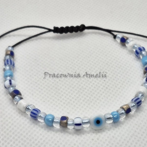 bransoletka sznurkowa marynistyczna oko proroka