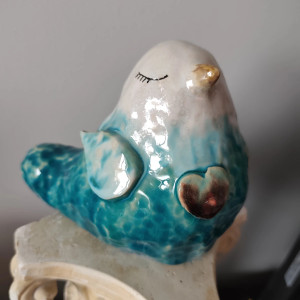 ptak ceramiczny