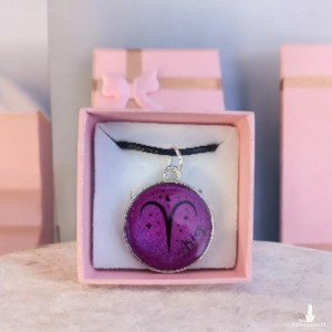 Naszyjnik z żywicy – Znak Barana