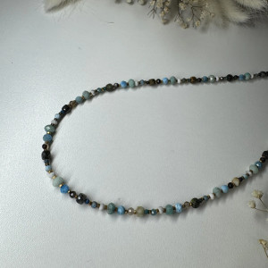 Naszyjnik w błękitach