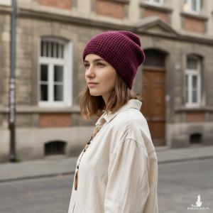 Czapka całoroczna przejściowa cienka bawełna S/M unisex biskupi