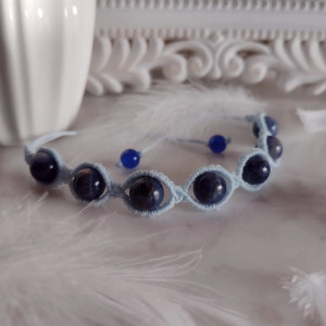 Bransoletka z sodalitem „Oceaniczny Spokój”