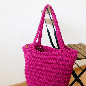 Torebka damska,na ramię, koszyk ze sznurka.