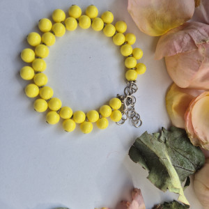 Bransoletka uniwersalna żółta