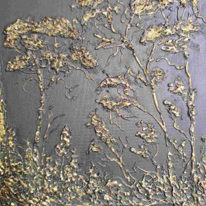 SZLACHETNY GLAMOUR - OBRAZ STRUKTURALNY Z TEKSTURĄ 3D