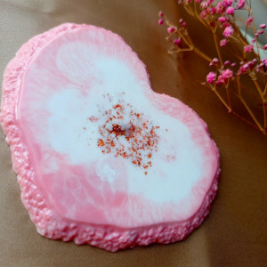 Podstawk pod kubek w ksztcie serca