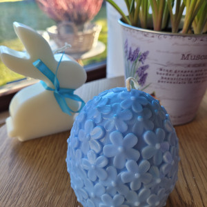 Zajac I duże jajo XXL - zestaw świec sojowych handmade