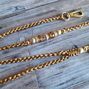 Smycz ringowa,  ringówka, wodzik, show leash