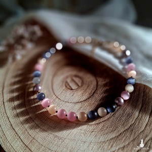 Choker Kocie oko Rainbow