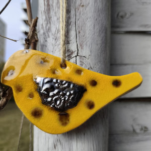 ptaszek ceramiczny zawieszka