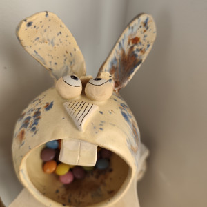 królik ceramiczny miseczka