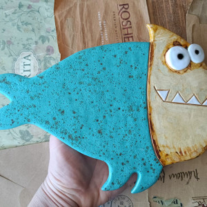 Pirania na ścianę XL