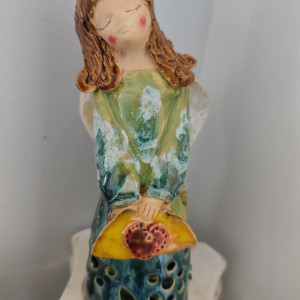 Anioł ceramiczny