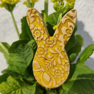 królik ceramiczny n druciku