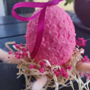 Wielkanocna świeca z wosku sojowego z aromatem