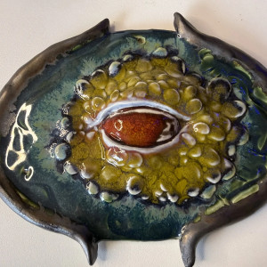 Oko smoka, ceramiczna dekoracja ścienna