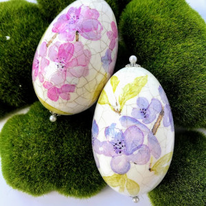 375,jajka-pisanki gęsie ,komplet w pudełku