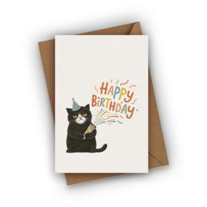 Kartka urodzinowa- Happy Birthday