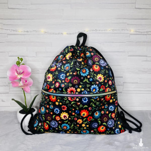 PROMOCJA Plecak Worek Handmade Damski Lekki Pojemny | Polska